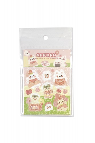 Stickers Cute Animals - Sakura