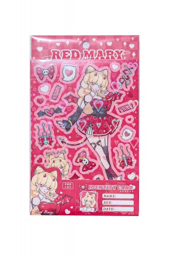 Red Mary Stickers