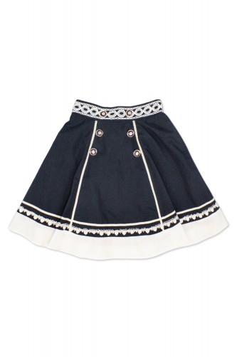 [2nd Hand] Navy Skirt with...