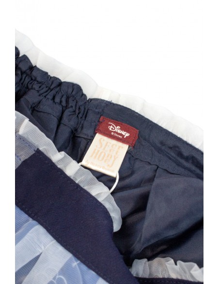 [2nd Hand] Chip & Dale Navy Skirt with Organdy - Secret Honey