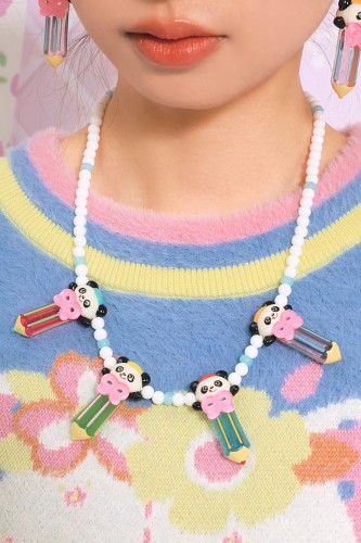 Collar Panda School Pencils ~ Lutra Jump 2