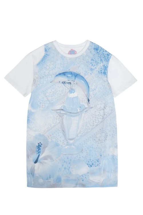 Camiseta Super Oversize Glass Dolphin ~ FruFru