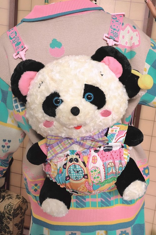 Mochila Peluche Panda School ~ Lutra Jump