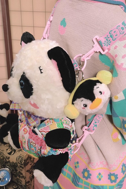 Mochila Peluche Panda School ~ Lutra Jump
