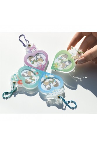 Hangyodon Dreamy Hearts Photocard Keychain 2