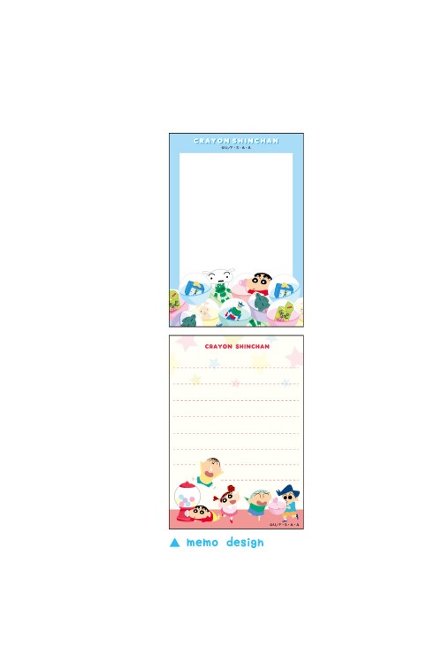 Crayon Shin-chan Capsule Toys Mini Memo Pad
