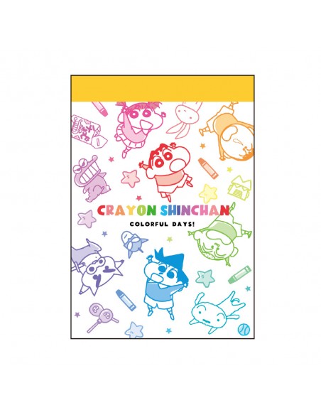 Mini Bloc de Notas Crayon Shin-chan Colorful Days