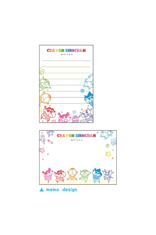 Mini Bloc de Notas Crayon Shin-chan Colorful Days