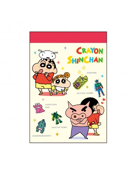 Mini Bloc de Notas Crayon Shin-chan Takaramomo
