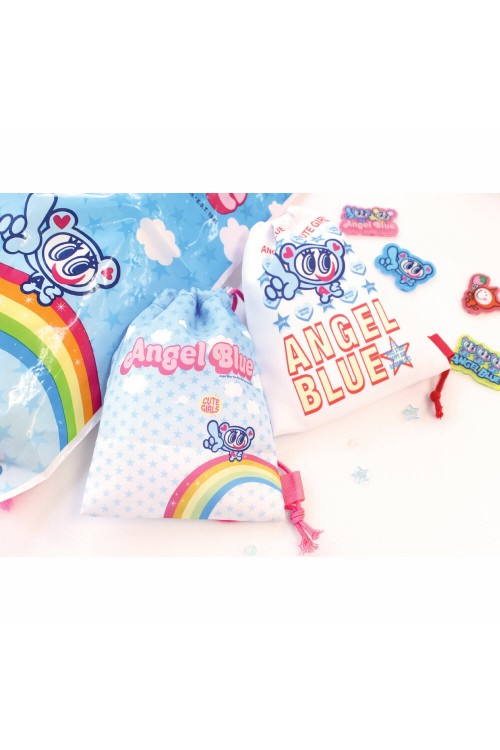 Angel Blue Multi Purpose Bag - Rainbow