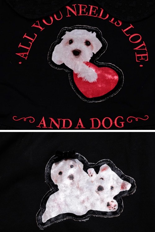 Dog Doll Short Sleeve Dress - Hashtag DDD