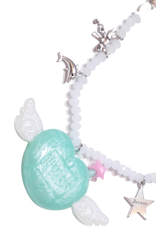 Collar de Cuentas Electronic Pet Menta - Hashtag DDD