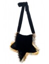 Plush Star Bag - Black x Brown