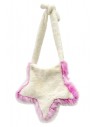 Bolso Plush Star - Blanco x Rosa