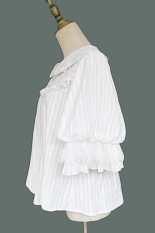 Little Doll House Lolita Blouse - White