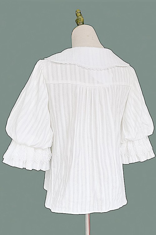 Blusa Lolita Little Doll House - Blanco