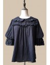 Blusa Lolita Little Doll House - Negro