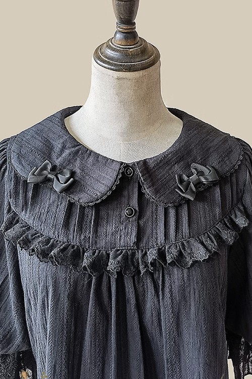 Blusa Lolita Little Doll House - Negro