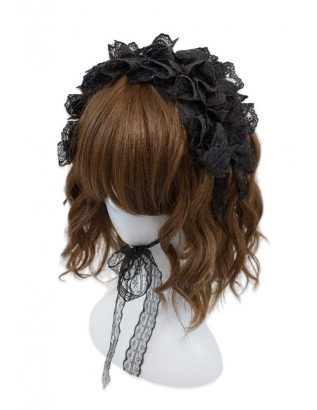 Lace Lolita Headdress - Black