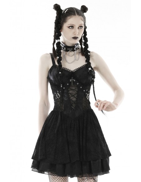 Gothic Amane Dress Black - Dark in Love