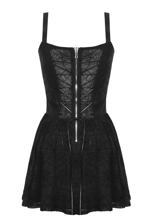 Vestido Gothic Amane Negro - Dark in Love