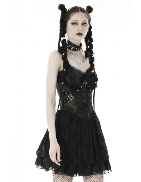 Gothic Amane Dress Black - Dark in Love