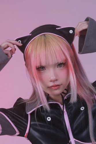 Cyberpunk Cat Maid Headdress - Rose Island