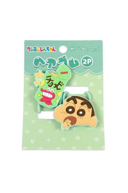 Crayon Shin-chan Gomas de Pelo Rubber Mascot 2pcs - Menta