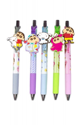 Rubber Mascot Crayon Shin-chan Colored Ink Pens