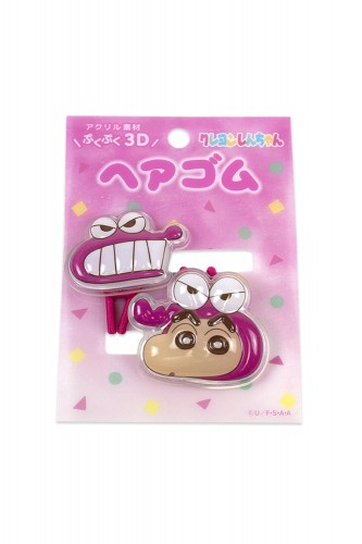 Crayon Shin-chan Gomas de Pelo Bubble Mascot 2pcs - Rosa
