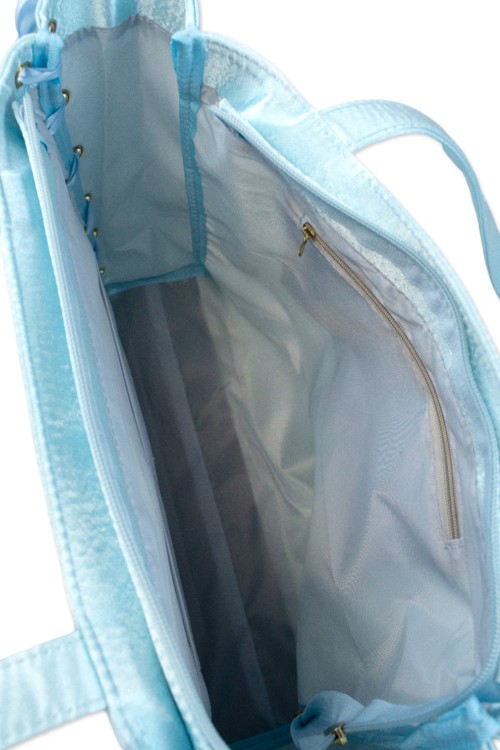 Satin Ribbon Ita Bag - Pastel Blue
