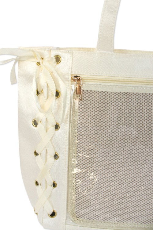 Bolso Ita Bag Satin Ribbon - Crema