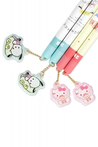 Hello Kitty / Pochacco Pencil with Pendant 2