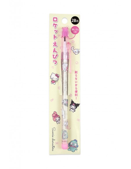 Portaminas Sanrio Characters Amarillo x Rosa