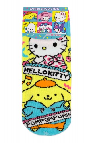 80s Friends Hello Kitty & Pom Pom Purin Ankle Socks