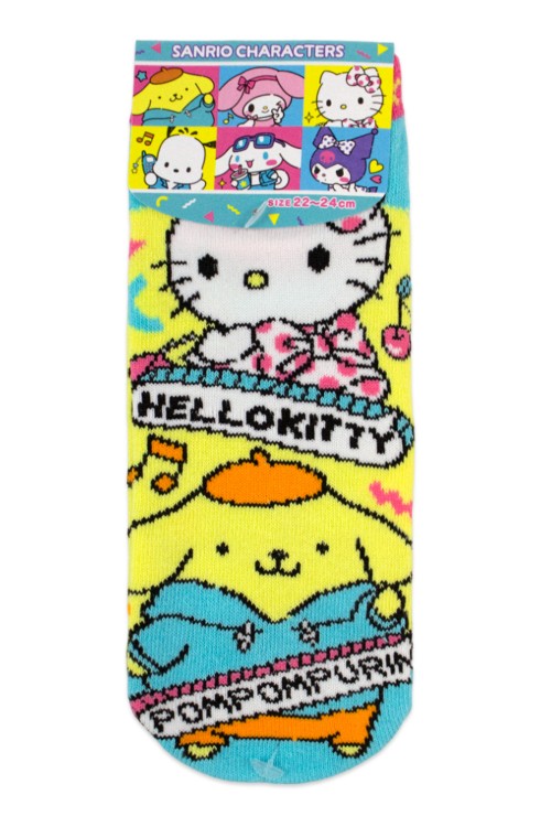 80s Friends Hello Kitty & Pom Pom Purin Ankle Socks