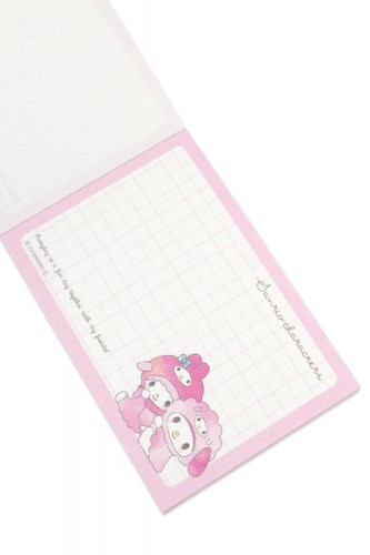 Together with Friends My Melody & Piano Mini Memo Pad 2