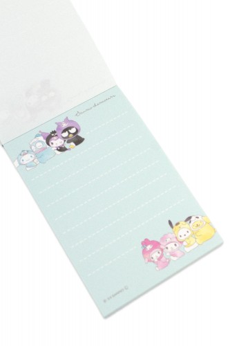 Mini Bloc de Notas Together with Friends Sanrio Characters 2