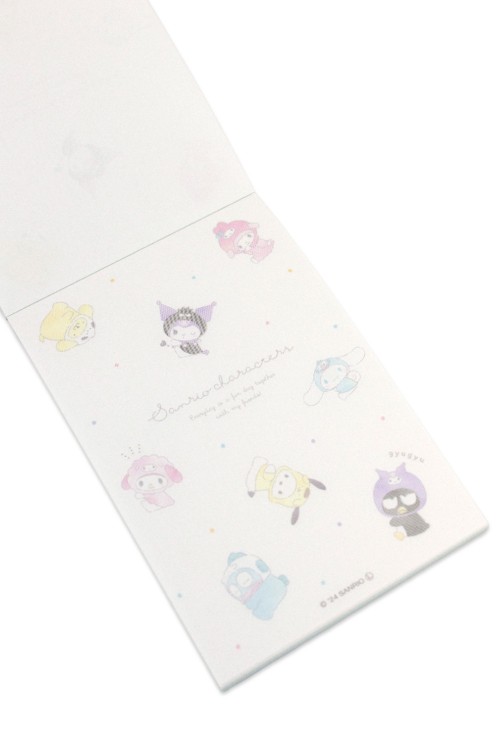 Together with Friends Sanrio Characters Mini Memo Pad