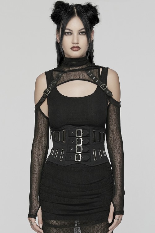 Corset Belt Metal Buckles - Punk Rave