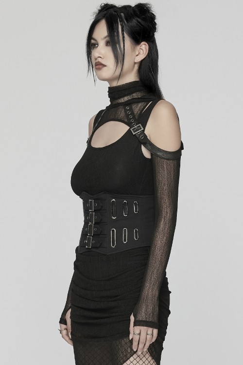 Cinturón Tipo Corsé Metal Buckles - Punk Rave