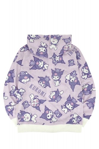 Kuromi Printed Hoodie - Sanrio 2