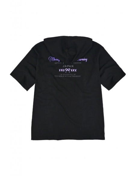 Camiseta con Capucha Kuromi Gothic & Lolita Negro - Sanrio