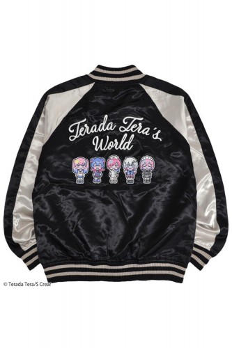 Tera Terada Bomber Sukajan Jacket - Black x Silver