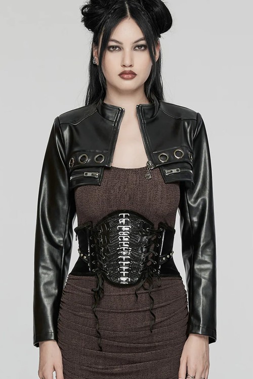 Corsé Spine Armor Negro - Punk Rave