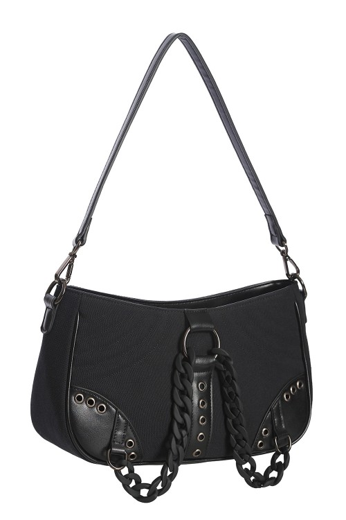 Bolso Earthworm Chain Negro - Banned