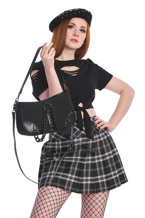 Bolso Earthworm Chain Negro - Banned