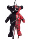 Mochila Evil Bear de Tartán Rojo y Negro
