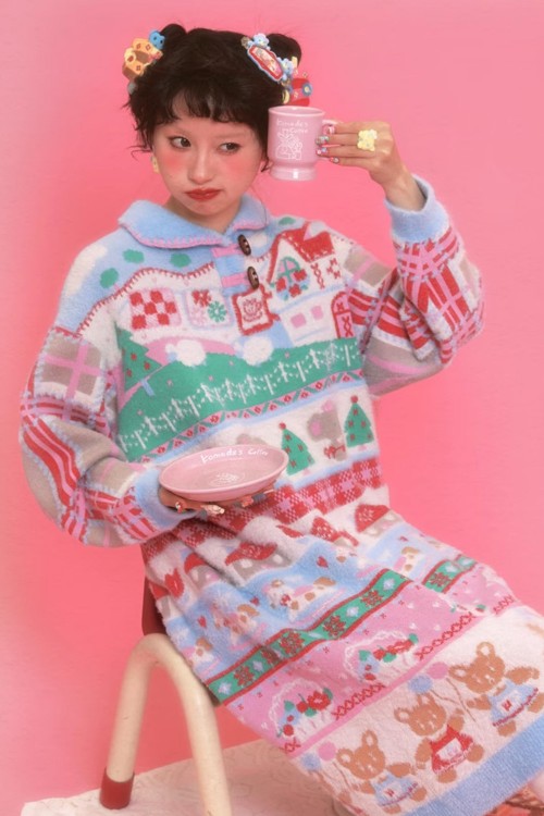 Vestido Snow Café ~ Lutra Jump
