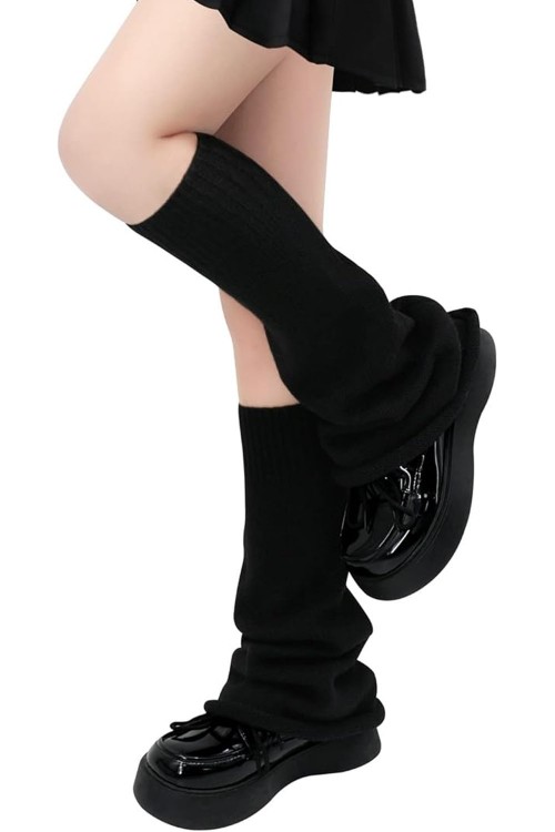 Knited Leg Warmer - Black